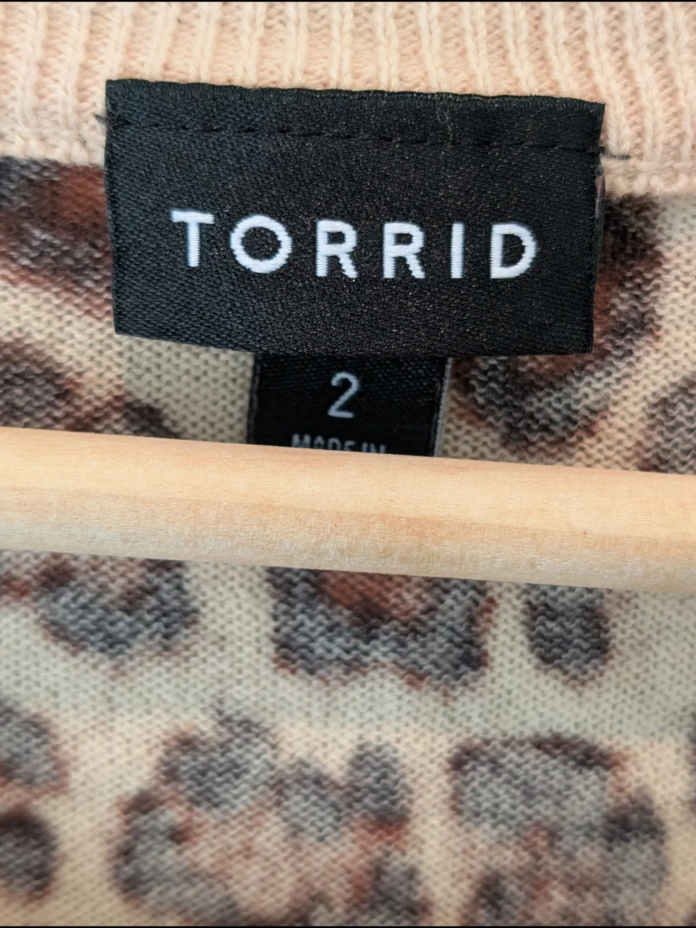 Torrid Leopard Print Button-Front Cardigan in Brown/Black